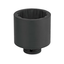 Williams JHW7-1266 | 1 Drive Shallow 12 Point 2 1/16" Impact Socket, Black Industrial Finish