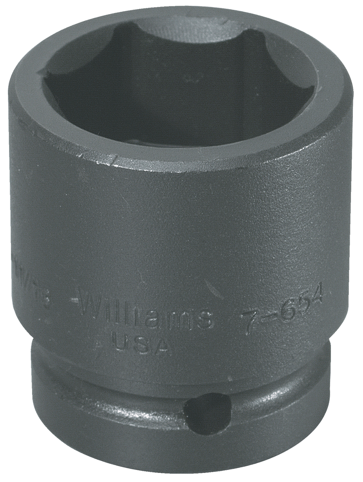 Williams JHW7-676 | 1" Drive Shallow Impact Socket 6-Point 2-3/8", Black Industrial Finish