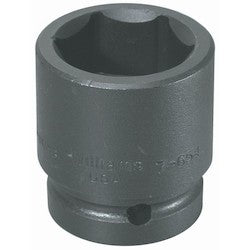 Williams JHW7-664 | 1" Drive Shallow Impact Socket 6-Point 2", Black Industrial Finish