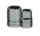 Williams JHWB-620 | 3/8 Drive Shallow Socket, High Polished Chrome Finish, 6 Point, 5/8
