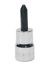 Williams JHWBA-7A-1P | 3/8 Drive Phillips Socket, 1- Point