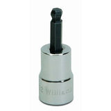 Williams JHWBA-5HBA | 3/8 Drive Ball Hex Bit Socket, High Polished Chrome Finish 5/32