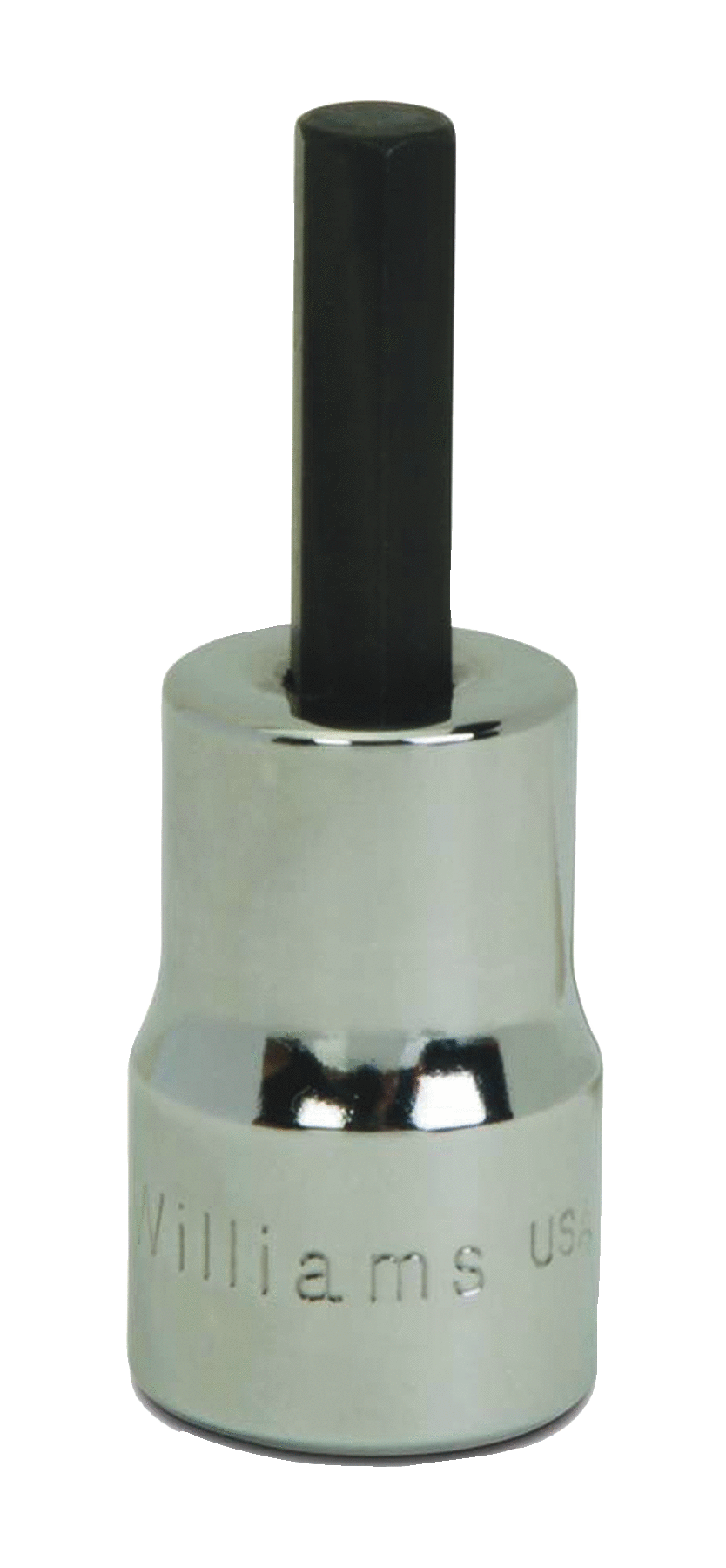 Williams JHWBA-3A | 3/8 Drive Hex Bit Socket, High Polished Chrome Finish, 3/32