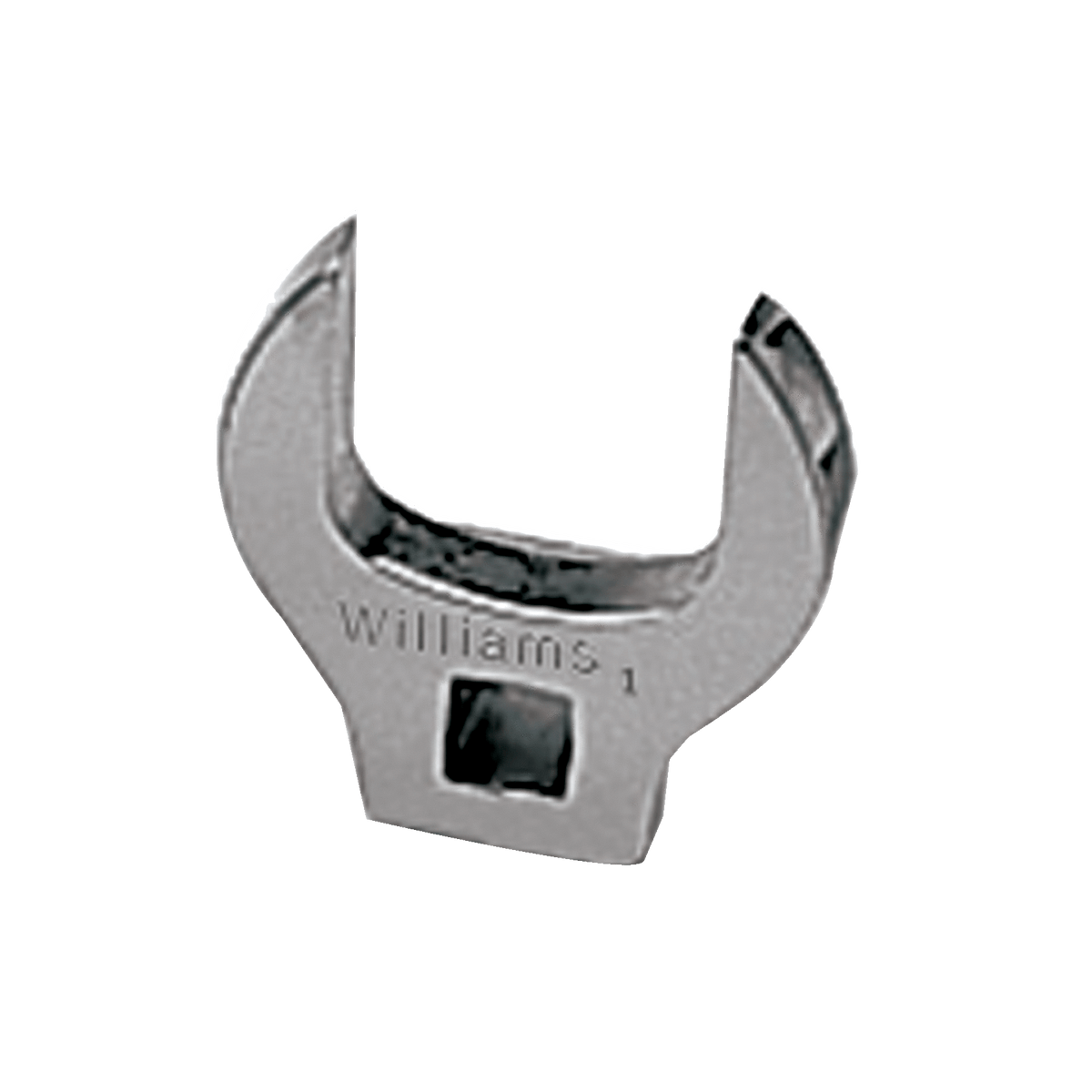 Williams JHWBCO24 | 3/8 Drive 3/4 Open End Crowfoot Wrench, Satin Chrome Finish