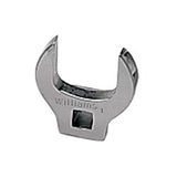 Williams JHWBCO24 | 3/8 Drive 3/4 Open End Crowfoot Wrench, Satin Chrome Finish