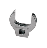 Williams JHWBCOM12 | 3/8 Drive 12 mm Open End Crowfoot Wrench, Satin Chrome Finish