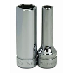 Williams JHWBD-618 | 3/8 Drive Deep Socket, 6 Point, 9/16