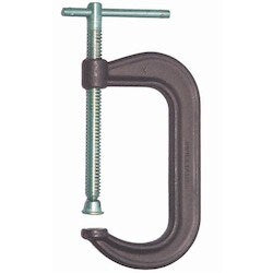 Williams JHWCC-406S | C-Drop Forged C-Clamps, Deep Throat Design, Standard Screw , 6