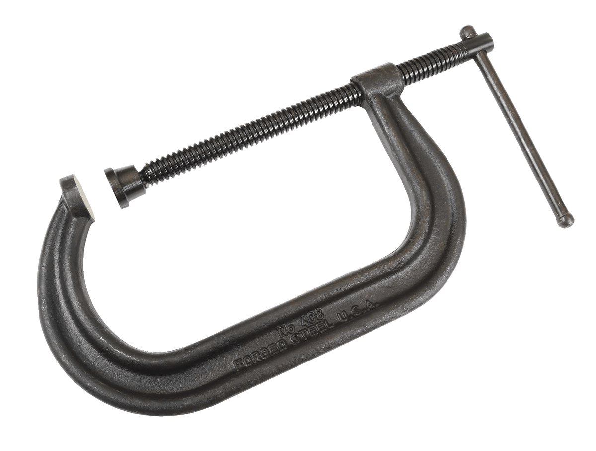 Williams JHWCC-404S | C-Drop Forged C-Clamps, Deep Throat Design, Standard Screw , 4