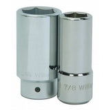 Williams JHWHD-644 | 3/4 Drive Deep Socket, High Polished Chrome Finish, 6 Point, 1-3/8