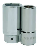 Williams JHWHD-648 | 3/4 Drive Deep Socket, High Polished Chrome Finish, 6 Point, 1-1/2