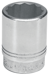 Williams JHWHM-1254 | 3/4 Drive Shallow Socket, High Polished Chrome Finish, 12 Point, 54 mm