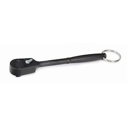 Williams JHWM52EHATH | Tools@Height, 1/4 Drive Chrome Finish Enclosed Head Ratchet, 5-1/4 with Safety Ring