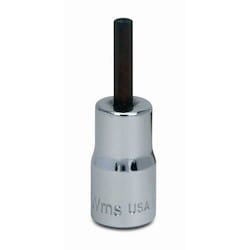 Williams JHWMA-3A | 1/4 Drive Hex Bit Socket, High Polished Chrome Finish, 3/32, Two Piece design