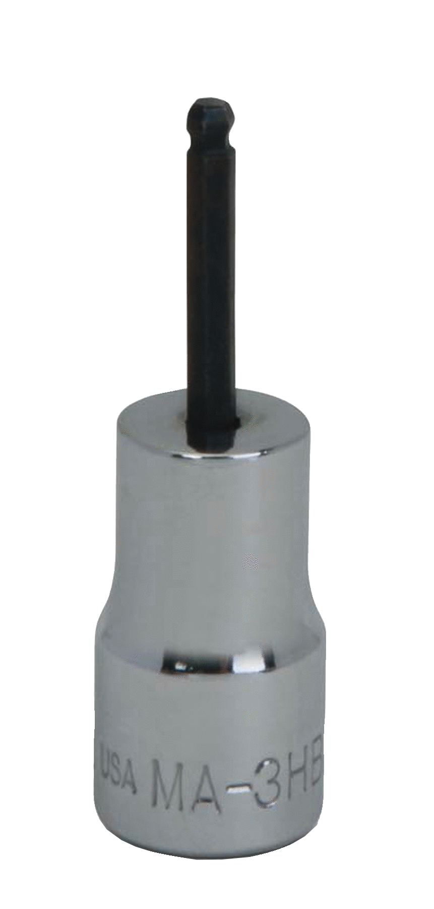 Williams JHWMA-7HBA | 1/4 Drive Ball Hex Bit Socket, High Polished Chrome Finish, , 7/32