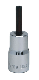 Williams JHWMA-5A | 1/4 Drive Hex Bit Socket, High Polished Chrome Finish, 5/32, Two Piece design