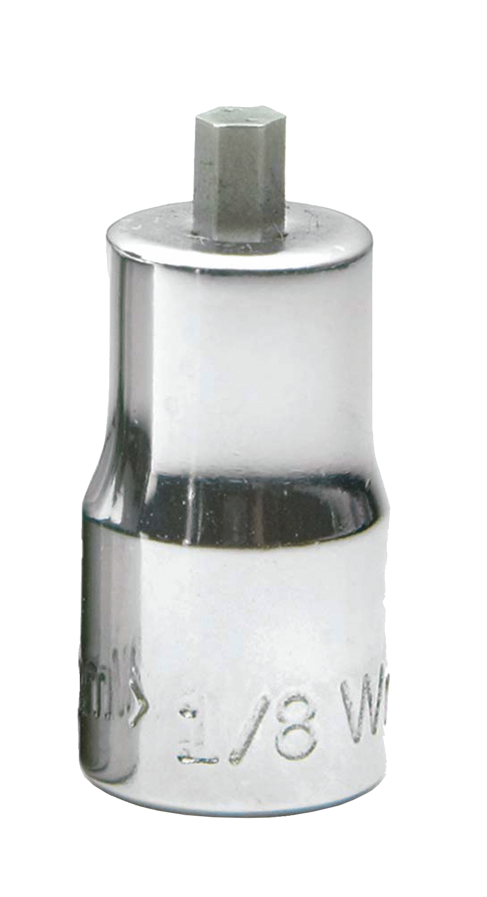 Williams JHWMA-5SA | 1/4 Drive Stubby Hex Bit Socket, High Polished Chrome Finish, 5/32, Two Piece design