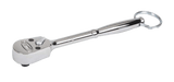 Williams JHWM52EHATH | Tools@Height, 1/4 Drive Chrome Finish Enclosed Head Ratchet, 5-1/4 with Safety Ring