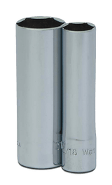 Williams JHWMD-605 | 1/4 Drive Deep Socket, High Polished Chrome Finish, 6 Point, 5/32