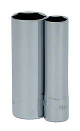 Williams JHWmmD-609 | 1/4 Drive Deep Socket, High Polished Chrome Finish, 6 Point, 9 mm