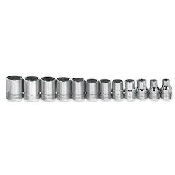 Williams JHWMSB-12HRC | 3/8 Drive Shallow Socket Set, 6 Point, Metric, 12 Piece