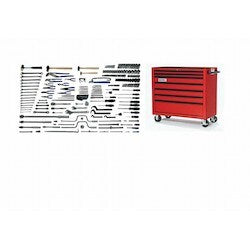 Williams JHWMSC-225TB | 225 Piece Metric Maint Service Tool Set with Tool Boxes
