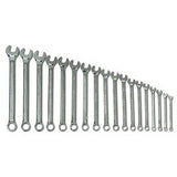 Williams JHWMWS-18A | Supercombo High Polish Chrome Black Combination Wrench Set, 18 Piece, 7 mm - 24 mm