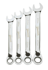 Williams JHWMWS-4RC | Ratcheting Combination Wrench Set, 4 Piece, Metric