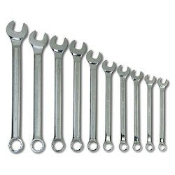 Williams JHWMWS-6A | Supercombo High Polish Chrome Black Combination Wrench Set, 10 Piece, 18 mm - 36 mm