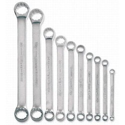 Williams JHWMWS-BWM10 | Double Head 10° Offset Box End Wrenches, 10 Piece Set