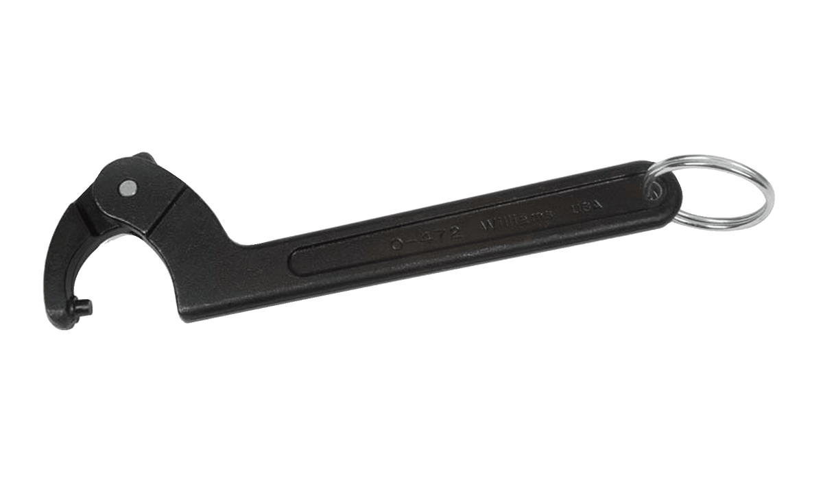 Williams JHWO-474-TH | Adjustable Pin Spanner 2 To 4-3/4 with Safety Ring