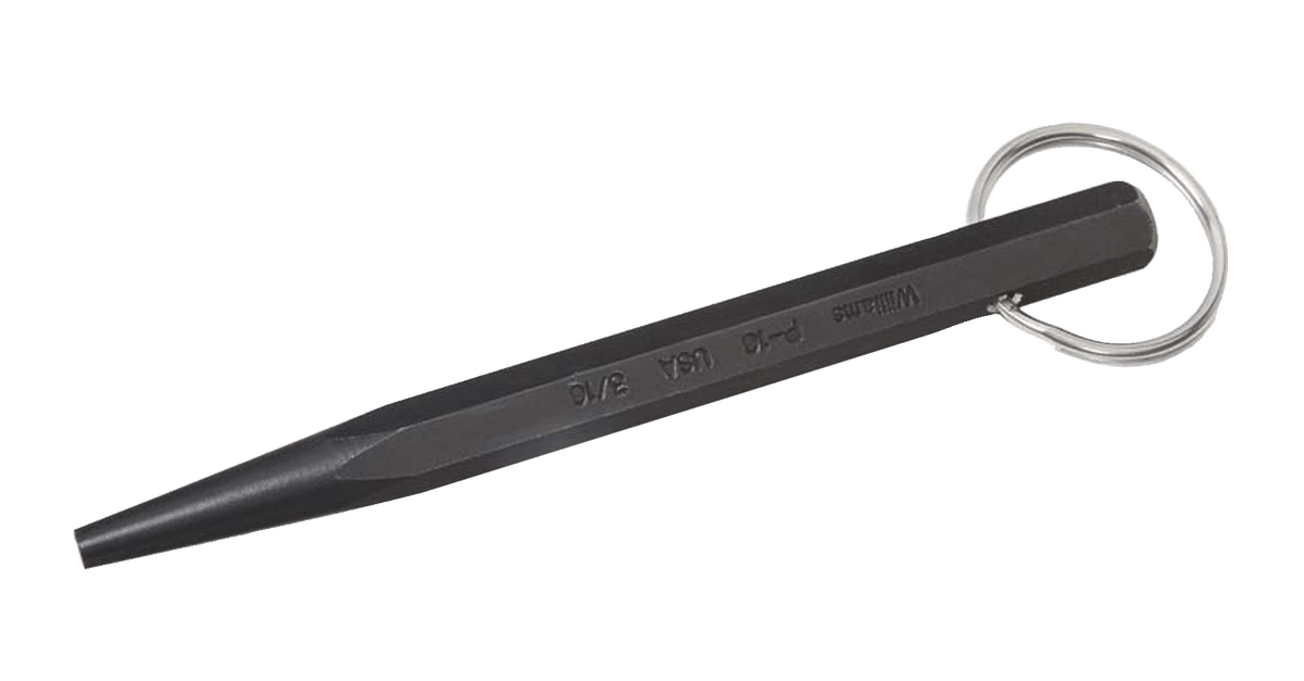 Williams JHWP-18-TH | Solid Punch 3/8 Point 5 With Safety Ring