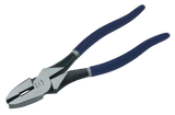 Williams JHWPL-209X | Industrial Grade Linesman's Pliers, New England, Supplied with Double Dipped Plastic Handles, 9-1/2