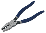 Williams JHWPL-209X | Industrial Grade Linesman's Pliers, New England, Supplied with Double Dipped Plastic Handles, 9-1/2