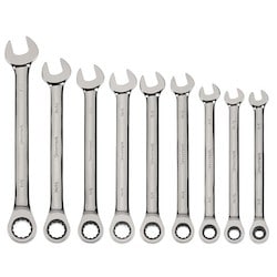 Williams JHWS-1120NRC | 9 Piece Combination Ratcheting Wrench Set 1/4 To 3/4