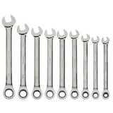 Williams JHWS-1120NRC | 9 Piece Combination Ratcheting Wrench Set 1/4 To 3/4