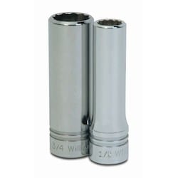 Williams JHWSD-1216 | 1/2 Drive Deep Socket, 12 Point, 1/2