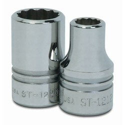 Williams JHWST-1246 | 1/2 Drive Shallow Socket, 12 Point, 1-7/16