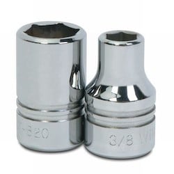 Williams JHWST-612 | 1/2 Drive Shallow Socket, 6 Point, 3/8