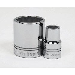 Williams JHWSTM-1223 | 1/2 Drive Shallow Socket, 12 Point, 23mm