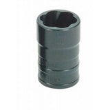 Williams JHWTS38625 | 3/8 Drive Turbosocket Salvage Socket, Black Industrial Finish, 5/8