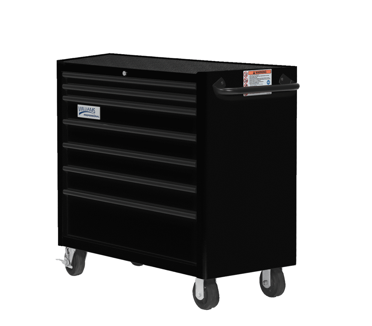 Williams JHWW26RC7BL | 26" Wide x 20" Deep 7-Drawer Roll Cabinet, Professional Series, Blue