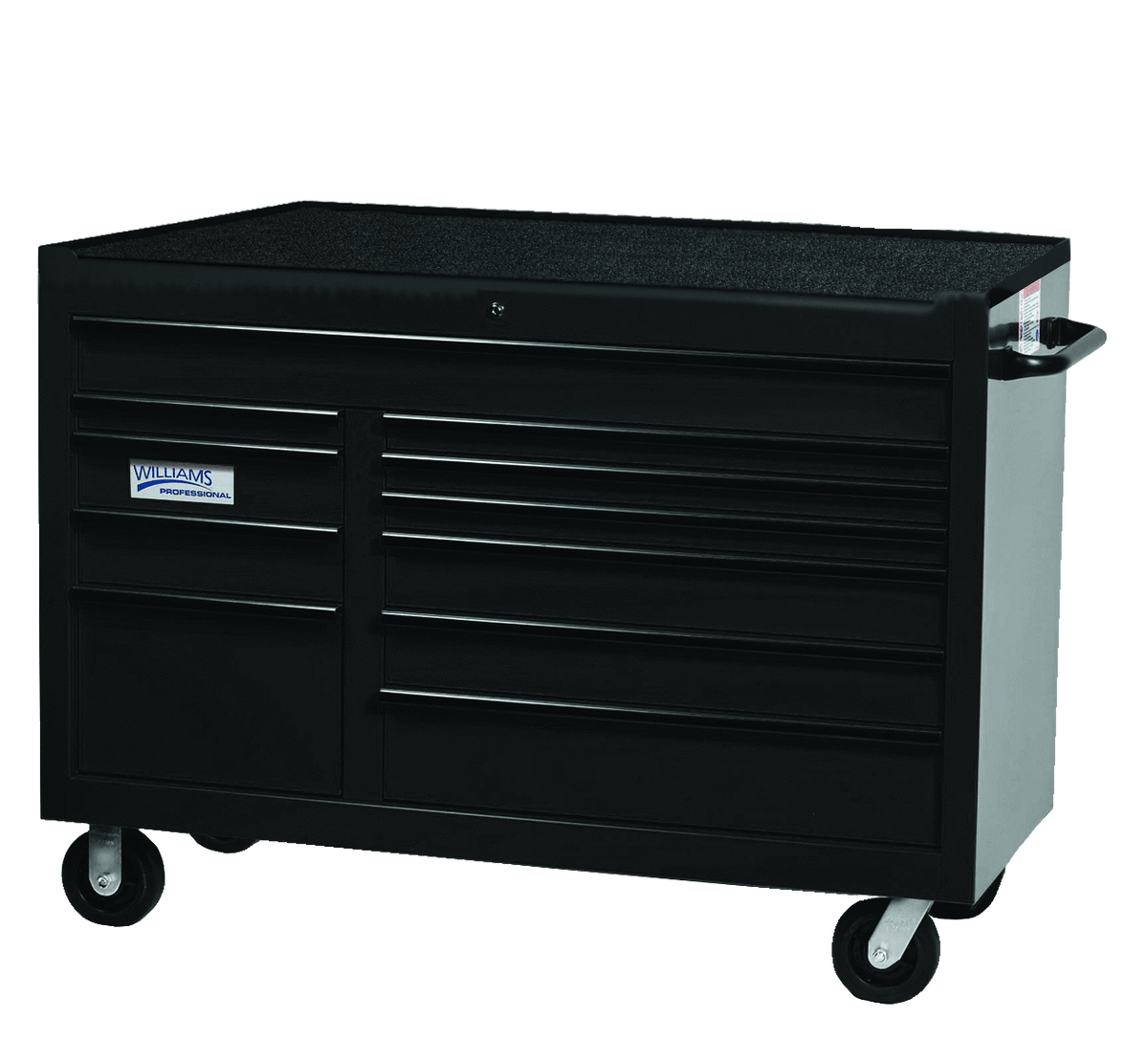 Williams JHWW55RC11 | 55" Wide x 24" Deep 11-Drawer Roll Cabinet, Professional Series, Red