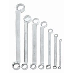 Williams JHWWS-8707 | Double Head 60° Offset Box End Wrench, 7 Piece Set