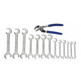 Williams JHWWS1142PCA | Open end Wrench & Plier Set, 14 Piece Sae