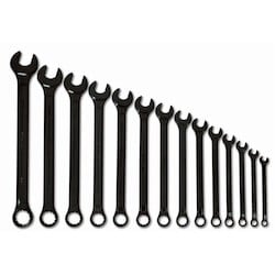 Williams JHWWS1172BSC | Supercombo Combination Wrench Set, Black Industrial , SAE, 15 Piece