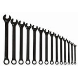 Williams JHWWS1172BSC | Supercombo Combination Wrench Set, Black Industrial , SAE, 15 Piece