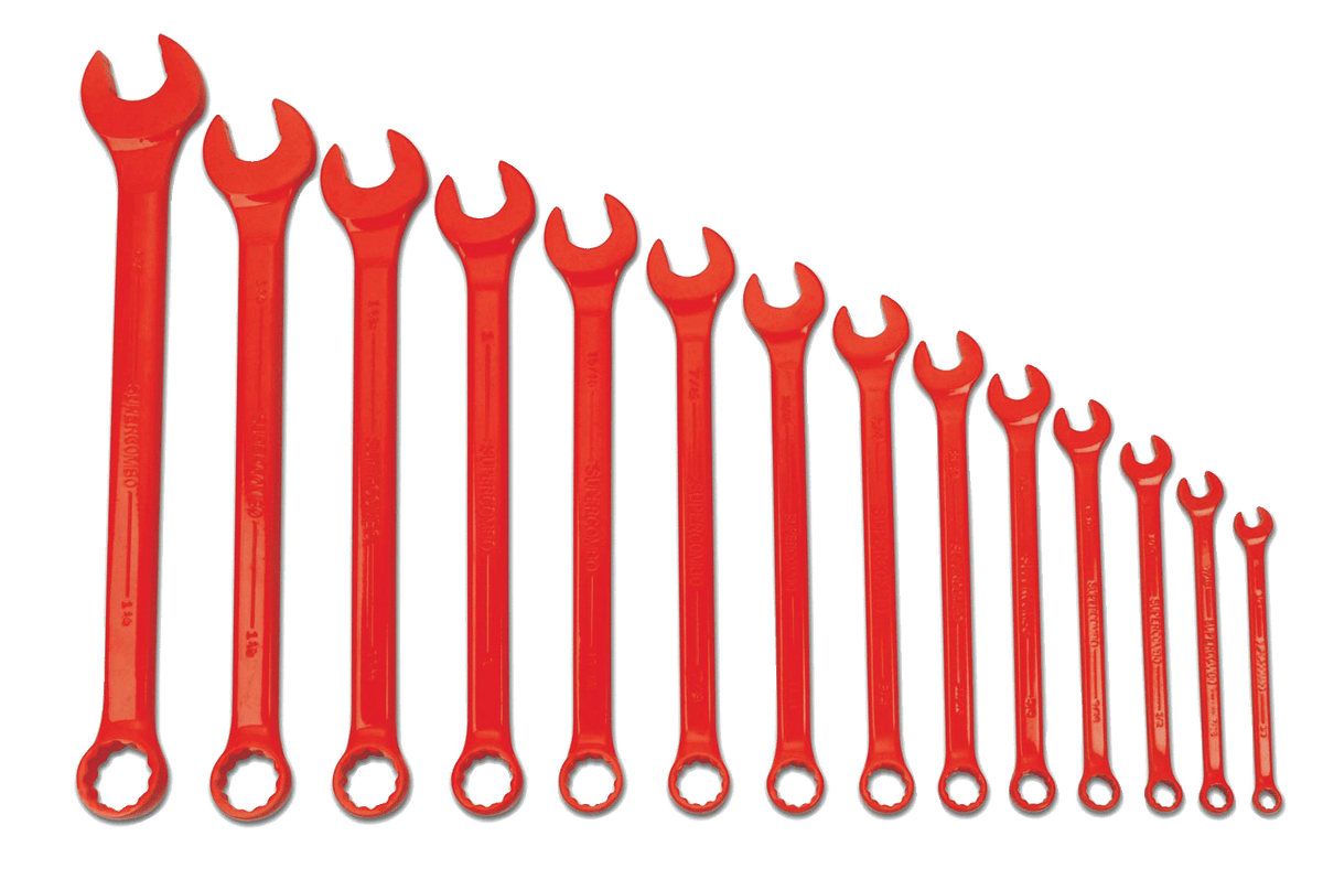 Williams JHWWS1172RSC | Supercombo Combination Wrench Set, High Visibility Red 14 Piece