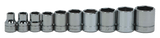 Williams JHWWSB-10HRC | 3/8 Drive Shallow Socket Set, 6 Point, 10 Pieces
