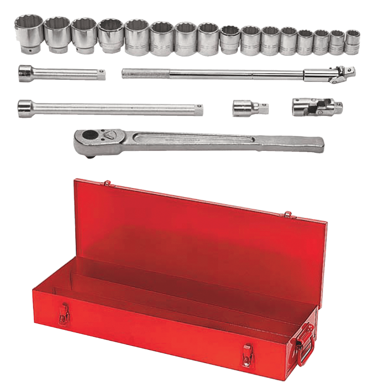 Williams JHWWSH-22 | 3/4 Drive Socket and Drive Tool Set, 12 Point, SAE, 22 Piece